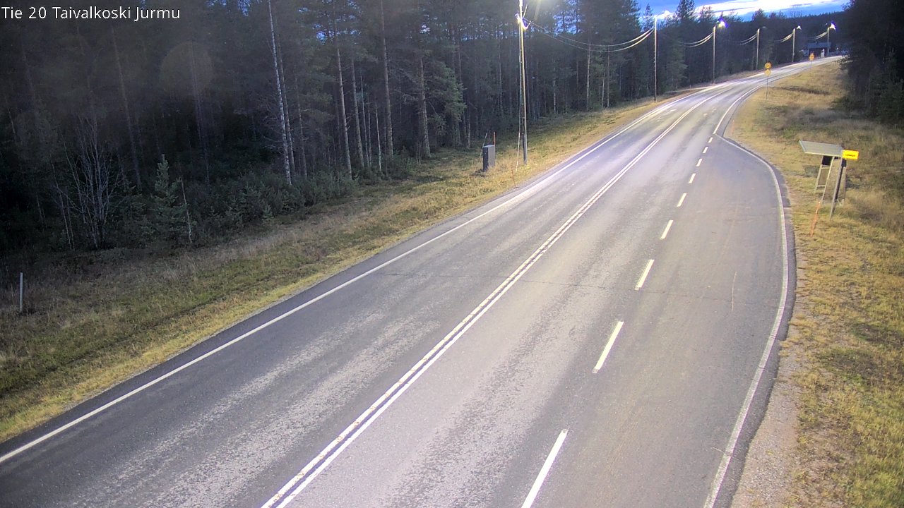 Kelikamerat Kuva Tie 20 Taivalkoski, Jurmu, Taivalkoski, Pohjois-Pohjanmaa