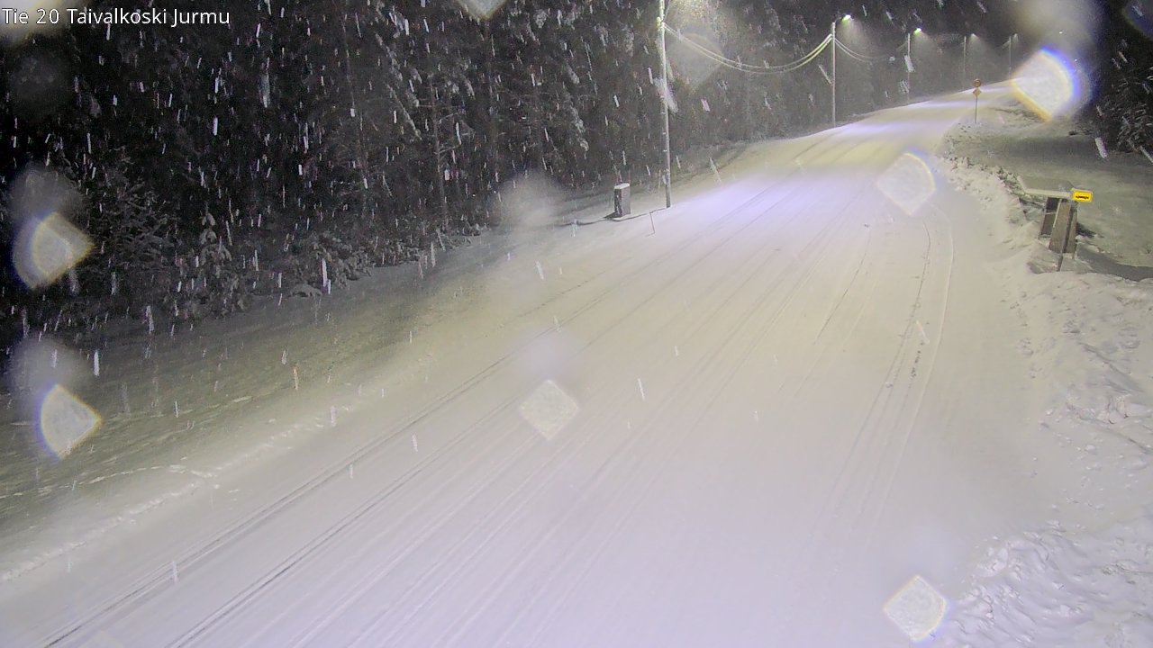 Kelikamerat Kuva Tie 20 Taivalkoski, Jurmu, Taivalkoski, Pohjois-Pohjanmaa