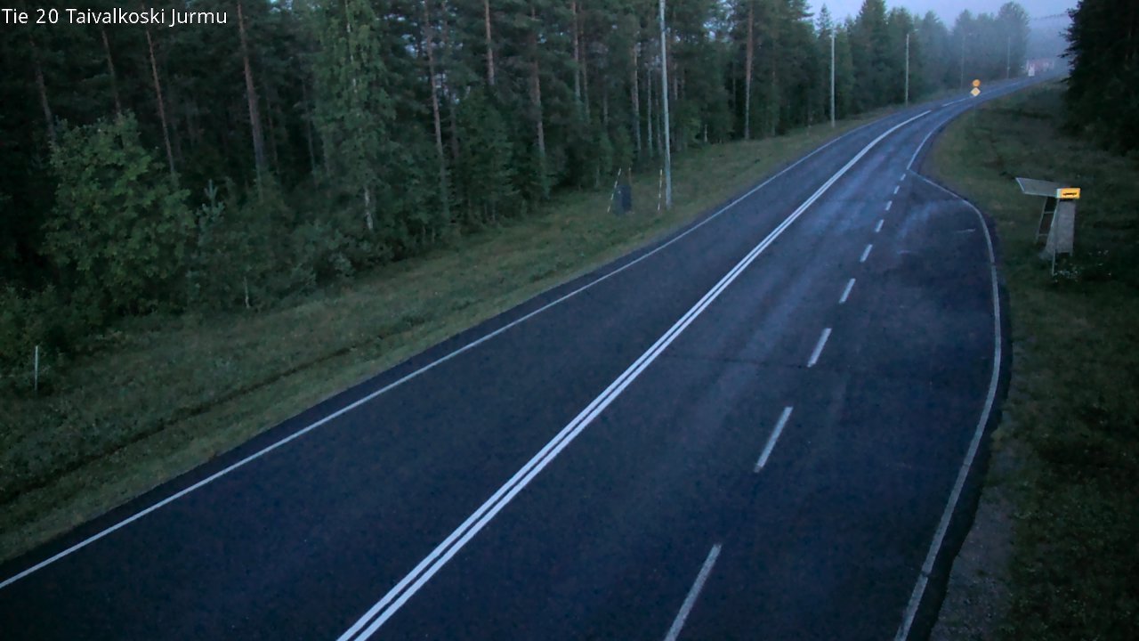 Kelikamerat Kuva Tie 20 Taivalkoski, Jurmu, Taivalkoski, Pohjois-Pohjanmaa