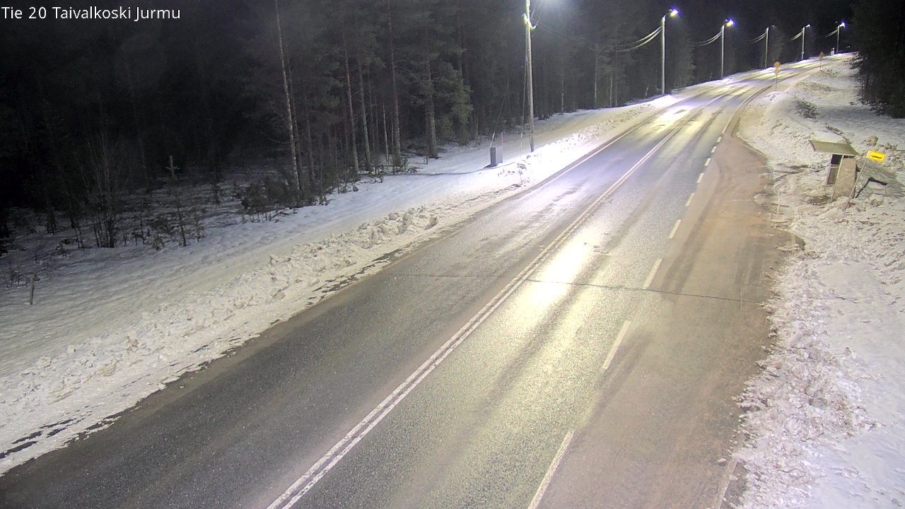 Kelikamerat Kuva Tie 20 Taivalkoski, Jurmu, Taivalkoski, Pohjois-Pohjanmaa