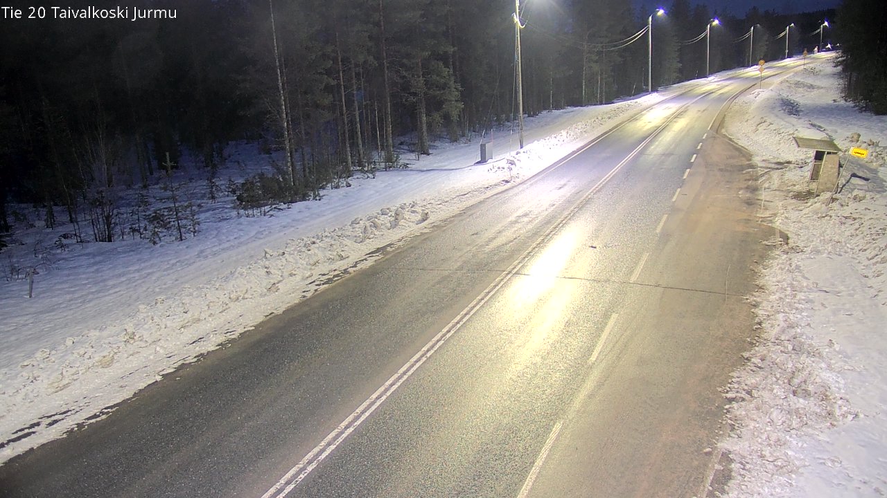 Kelikamerat Kuva Tie 20 Taivalkoski, Jurmu, Taivalkoski, Pohjois-Pohjanmaa