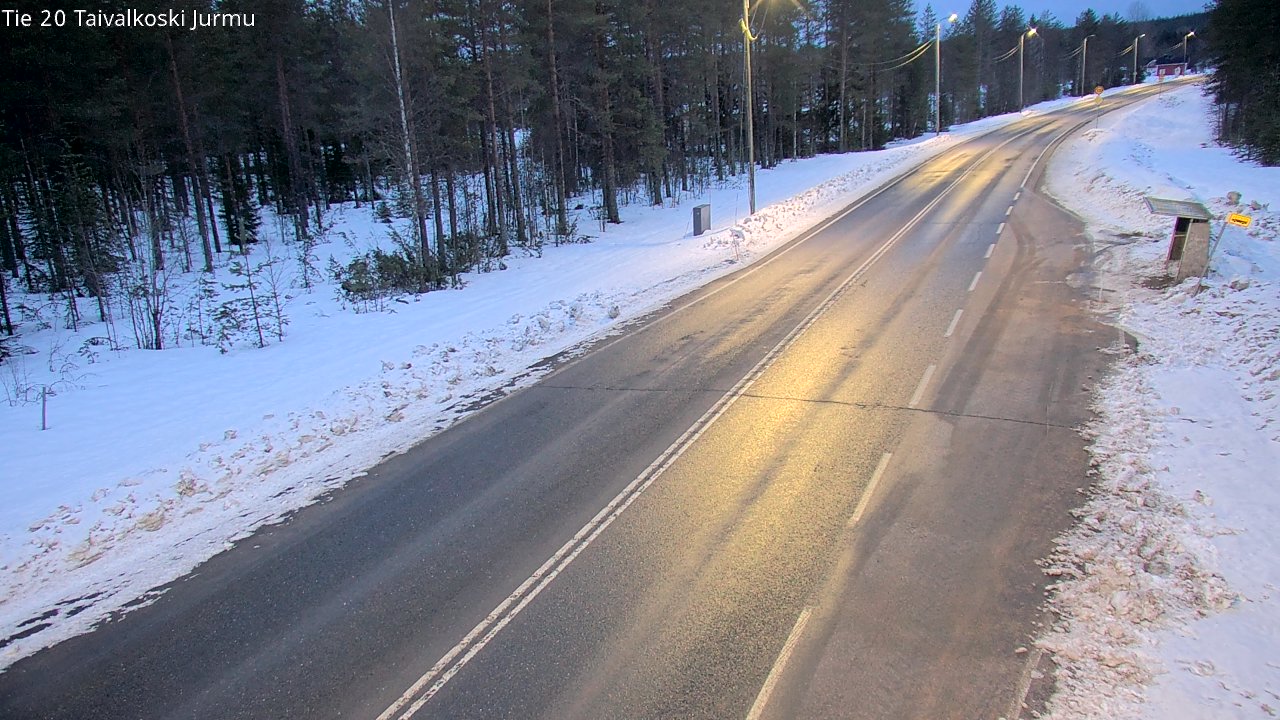 Kelikamerat Kuva Tie 20 Taivalkoski, Jurmu, Taivalkoski, Pohjois-Pohjanmaa