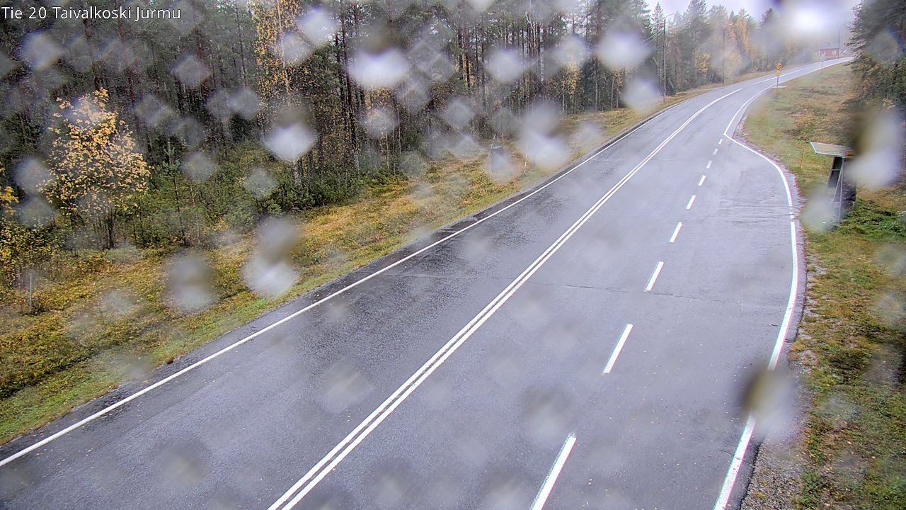 Weather Camera Image Road 20 Taivalkoski, Jurmu, Taivalkoski, Pohjois-Pohjanmaa