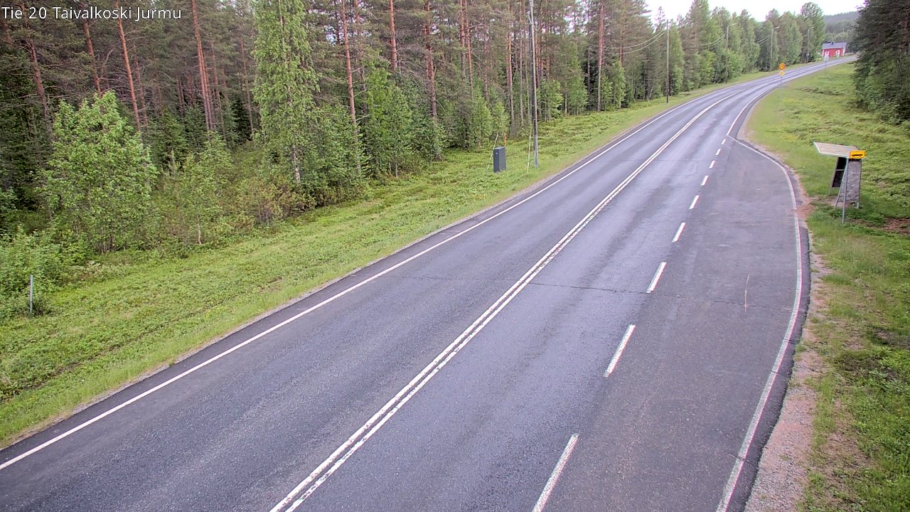 Kelikamerat Kuva Tie 20 Taivalkoski, Jurmu, Taivalkoski, Pohjois-Pohjanmaa