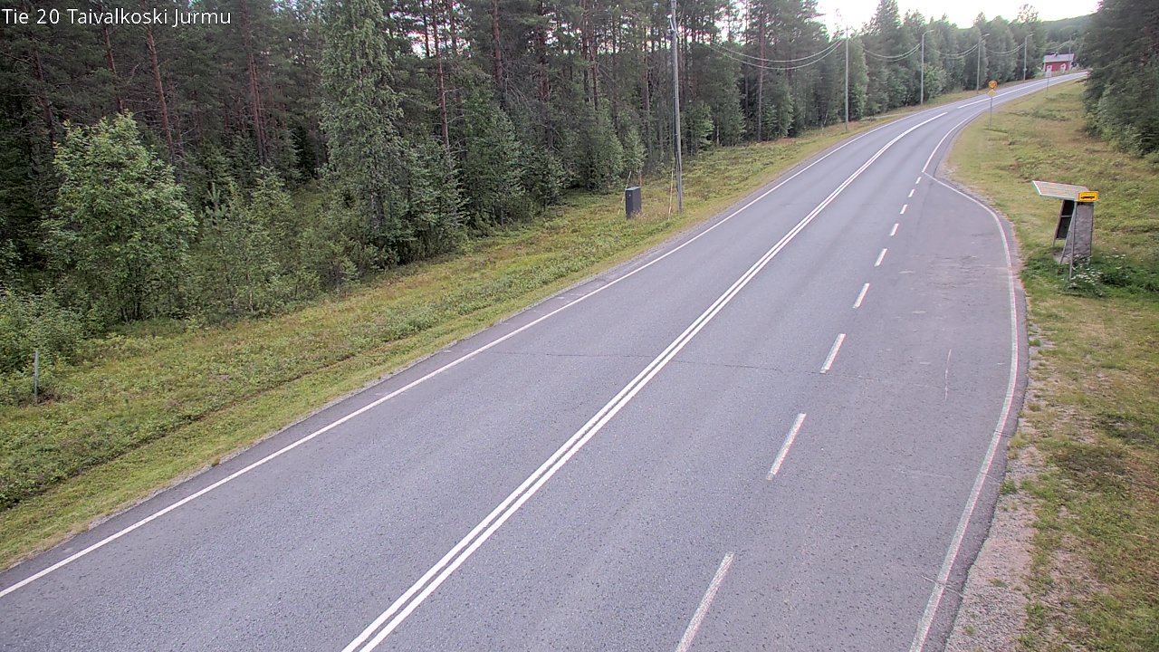 Kelikamerat Kuva Tie 20 Taivalkoski, Jurmu, Taivalkoski, Pohjois-Pohjanmaa