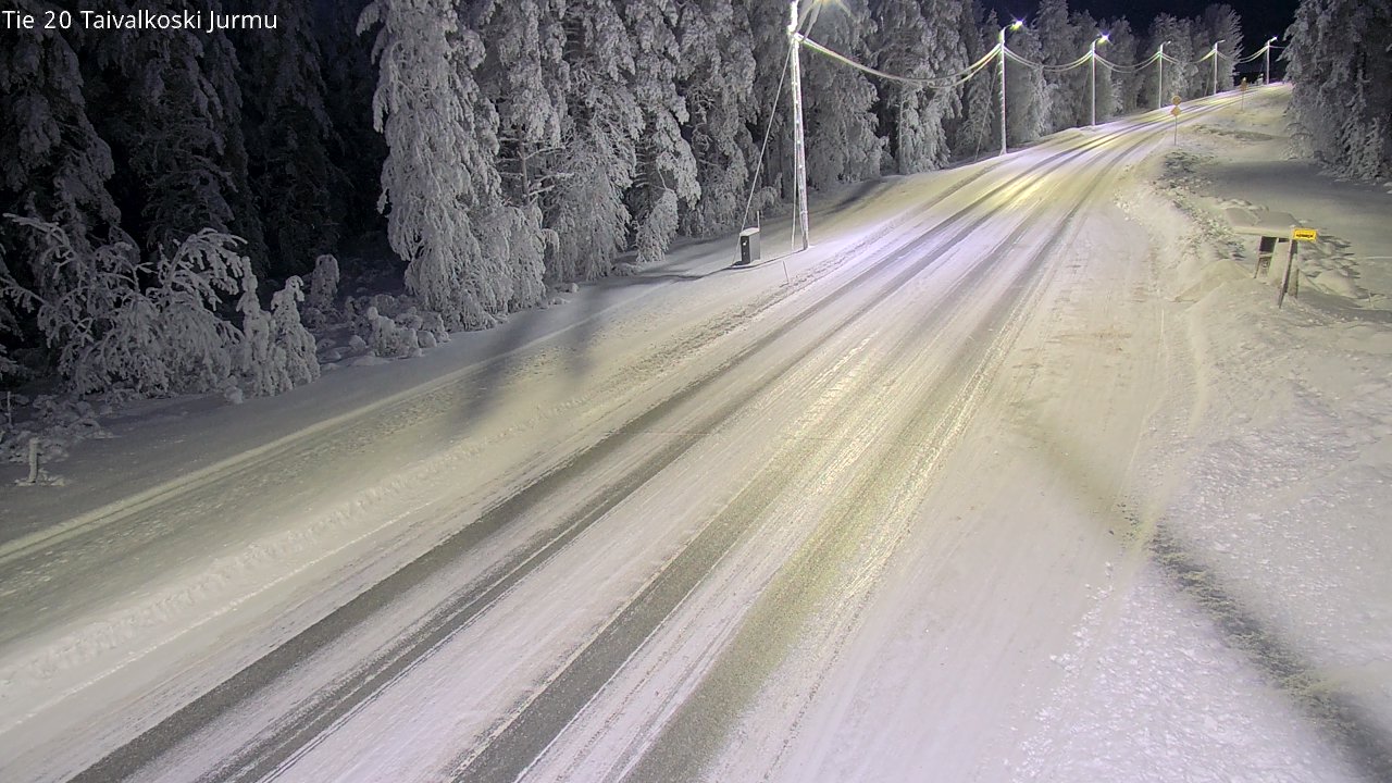 Kelikamerat Kuva Tie 20 Taivalkoski, Jurmu, Taivalkoski, Pohjois-Pohjanmaa