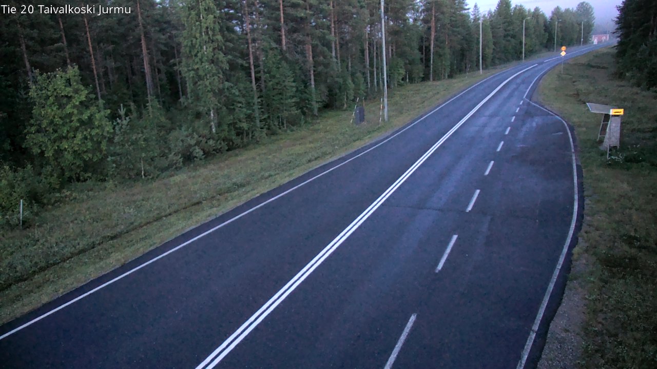Kelikamerat Kuva Tie 20 Taivalkoski, Jurmu, Taivalkoski, Pohjois-Pohjanmaa