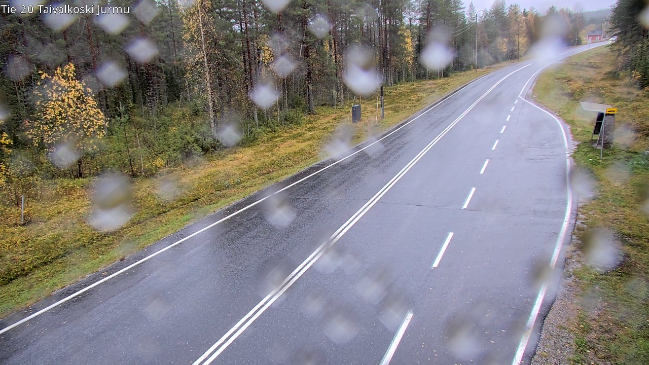 Weather Camera Image Väg 20 Taivalkoski, Jurmu, Taivalkoski, Pohjois-Pohjanmaa