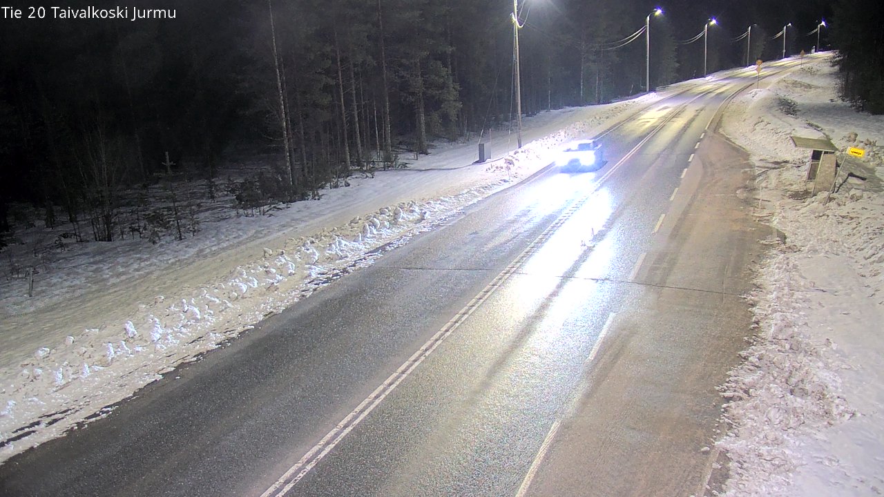 Kelikamerat Kuva Tie 20 Taivalkoski, Jurmu, Taivalkoski, Pohjois-Pohjanmaa