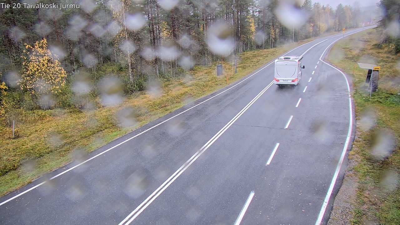 Weather Camera Image Road 20 Taivalkoski, Jurmu, Taivalkoski, Pohjois-Pohjanmaa