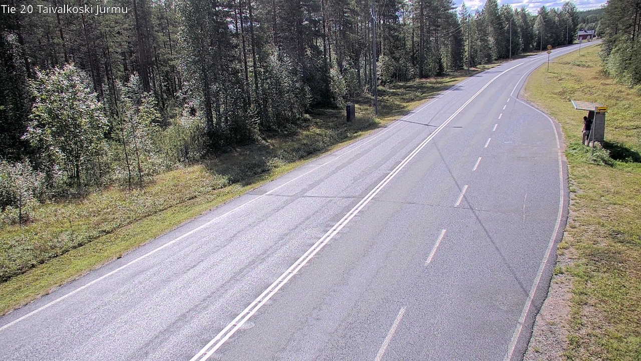 Weather Camera Image Väg 20 Taivalkoski, Jurmu, Taivalkoski, Pohjois-Pohjanmaa