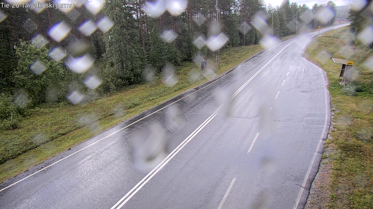 Weather Camera Image Väg 20 Taivalkoski, Jurmu, Taivalkoski, Pohjois-Pohjanmaa