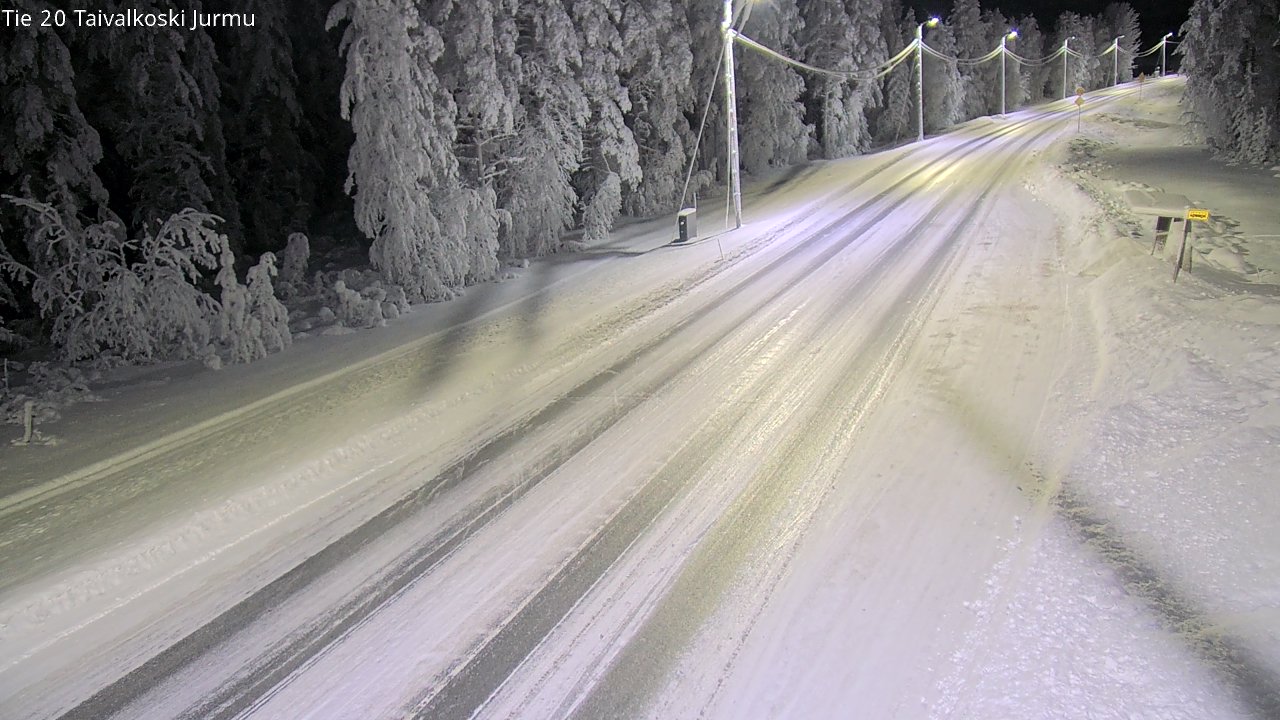 Kelikamerat Kuva Tie 20 Taivalkoski, Jurmu, Taivalkoski, Pohjois-Pohjanmaa