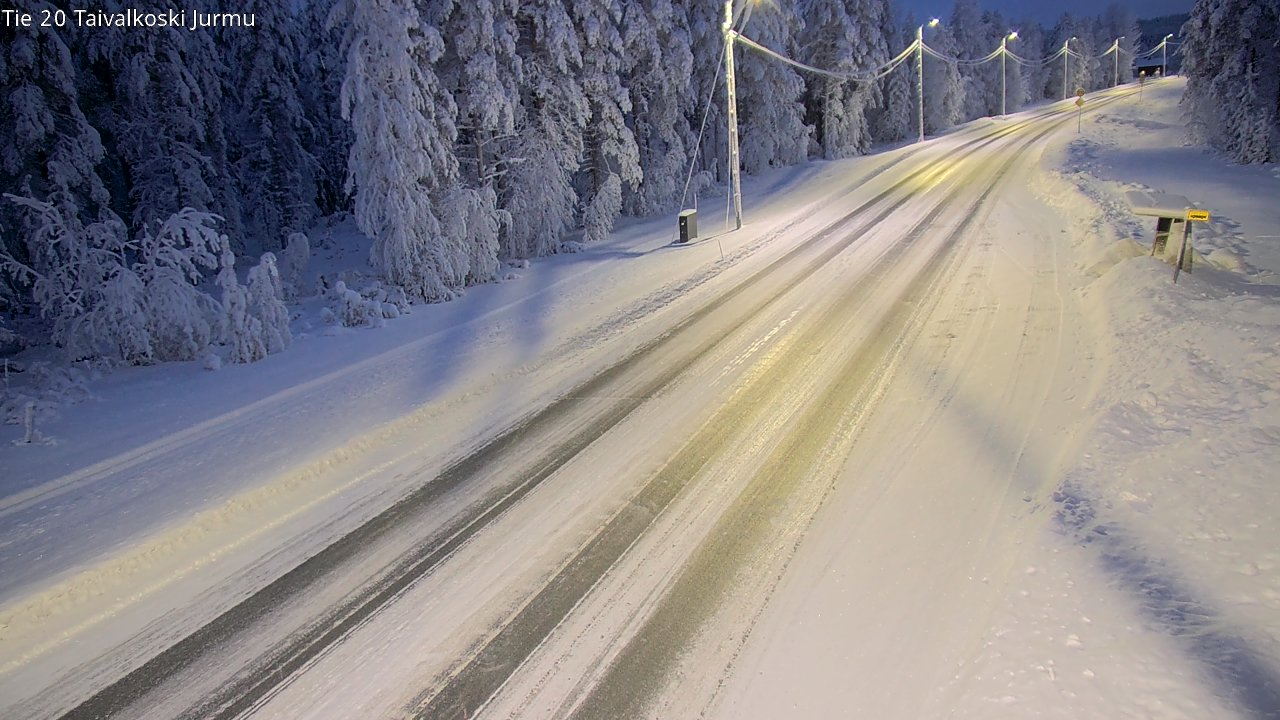 Kelikamerat Kuva Tie 20 Taivalkoski, Jurmu, Taivalkoski, Pohjois-Pohjanmaa