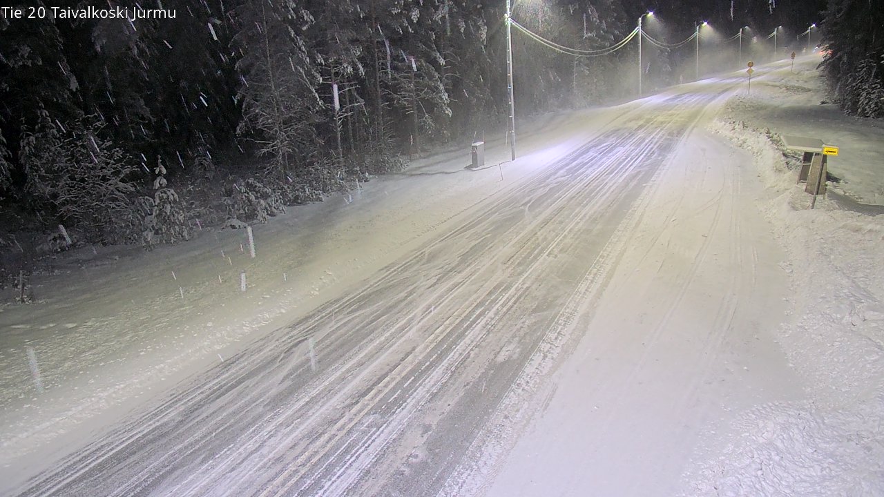 Kelikamerat Kuva Tie 20 Taivalkoski, Jurmu, Taivalkoski, Pohjois-Pohjanmaa