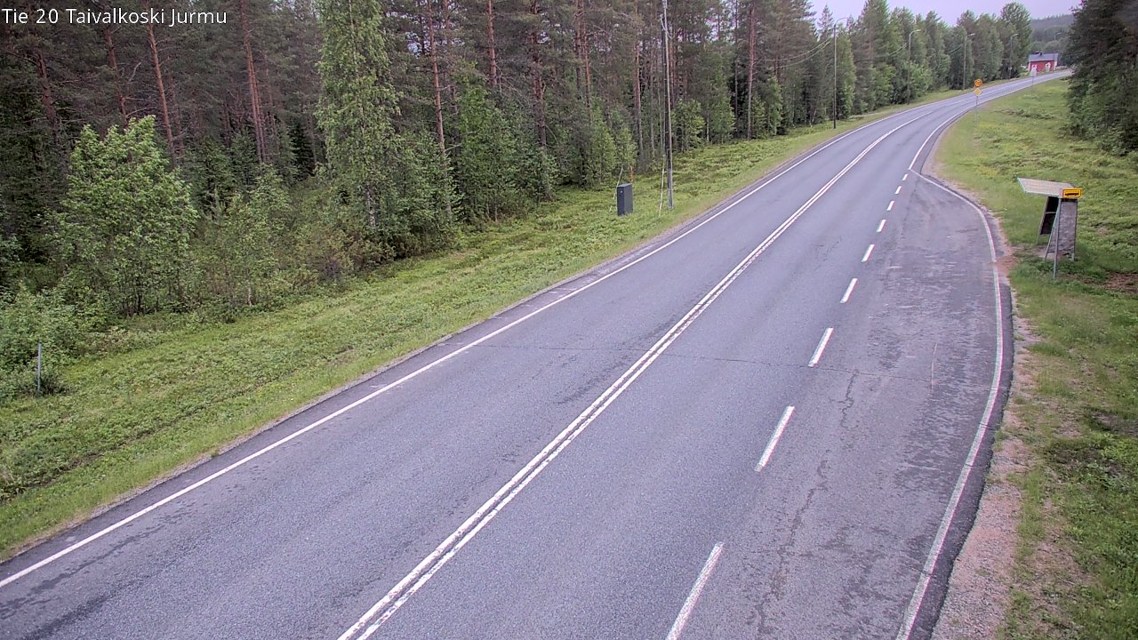 Kelikamerat Kuva Tie 20 Taivalkoski, Jurmu, Taivalkoski, Pohjois-Pohjanmaa