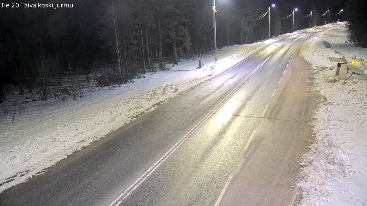 Kelikamerat Kuva Tie 20 Taivalkoski, Jurmu, Taivalkoski, Pohjois-Pohjanmaa