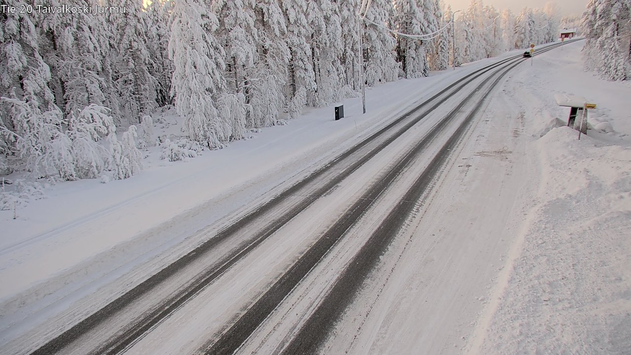 Kelikamerat Kuva Tie 20 Taivalkoski, Jurmu, Taivalkoski, Pohjois-Pohjanmaa