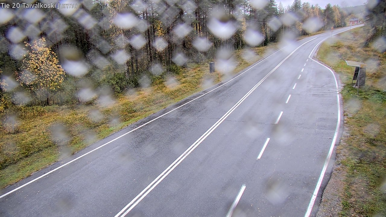 Weather Camera Image Road 20 Taivalkoski, Jurmu, Taivalkoski, Pohjois-Pohjanmaa