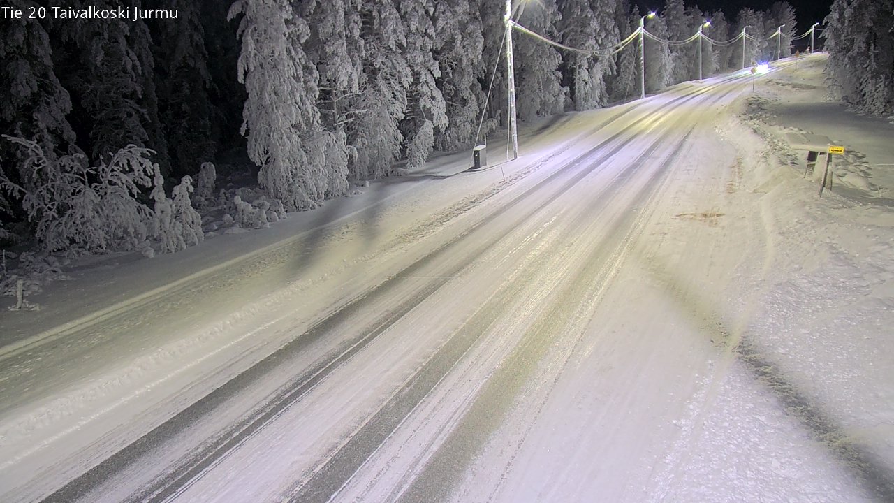 Kelikamerat Kuva Tie 20 Taivalkoski, Jurmu, Taivalkoski, Pohjois-Pohjanmaa