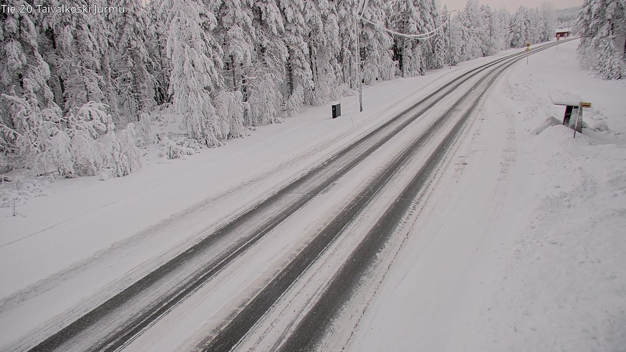 Kelikamerat Kuva Tie 20 Taivalkoski, Jurmu, Taivalkoski, Pohjois-Pohjanmaa
