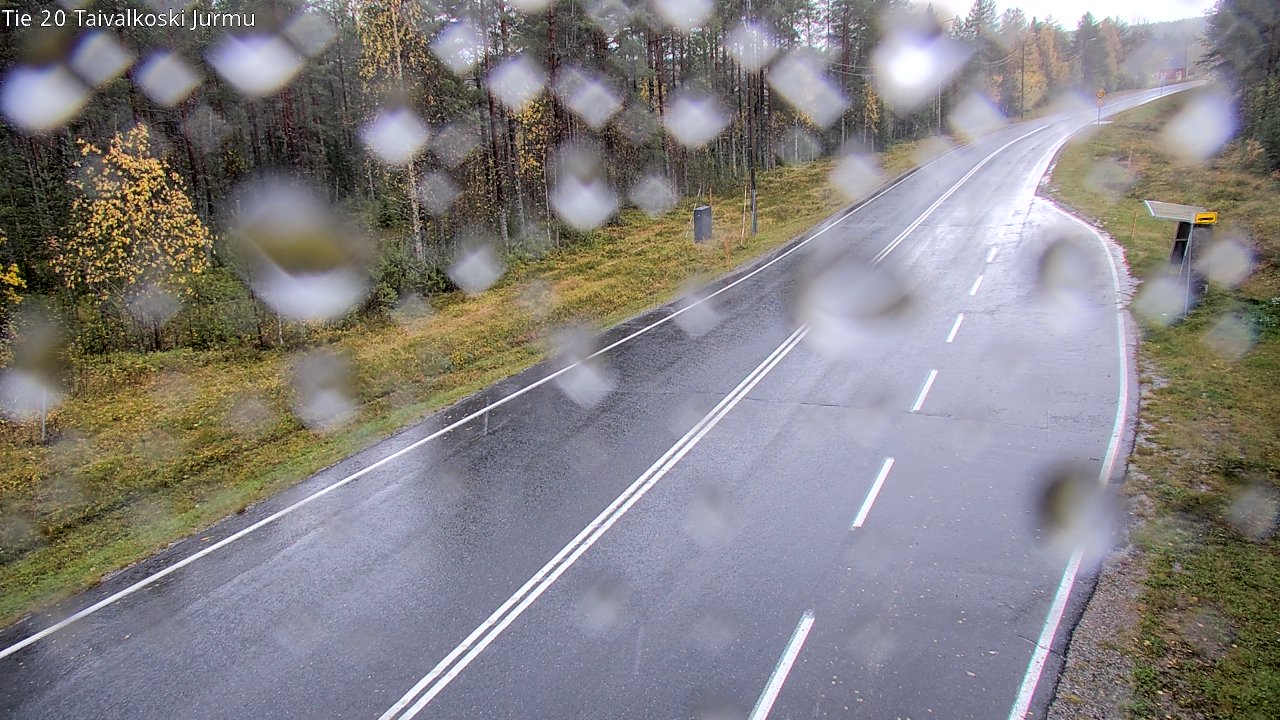 Weather Camera Image Väg 20 Taivalkoski, Jurmu, Taivalkoski, Pohjois-Pohjanmaa