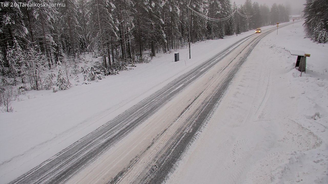 Weather Camera Image Road 20 Taivalkoski, Jurmu, Taivalkoski, Pohjois-Pohjanmaa