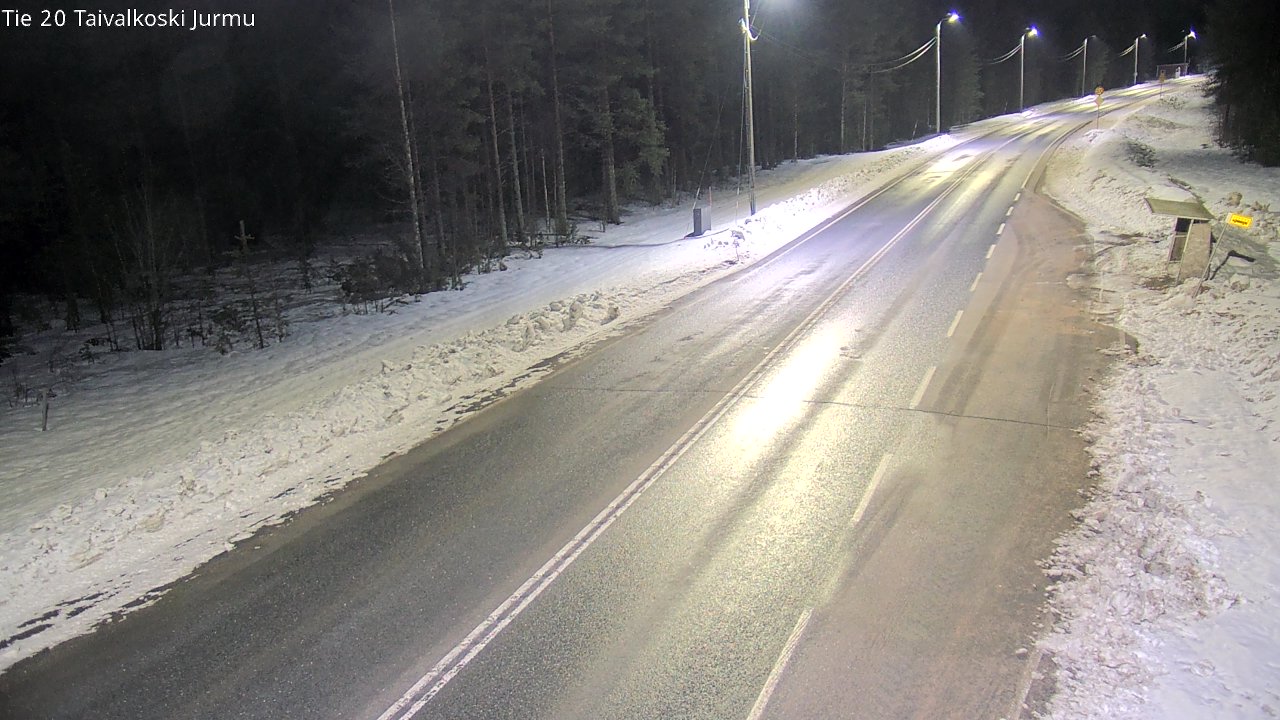 Kelikamerat Kuva Tie 20 Taivalkoski, Jurmu, Taivalkoski, Pohjois-Pohjanmaa