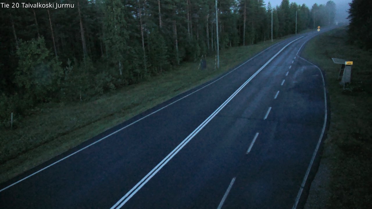 Kelikamerat Kuva Tie 20 Taivalkoski, Jurmu, Taivalkoski, Pohjois-Pohjanmaa