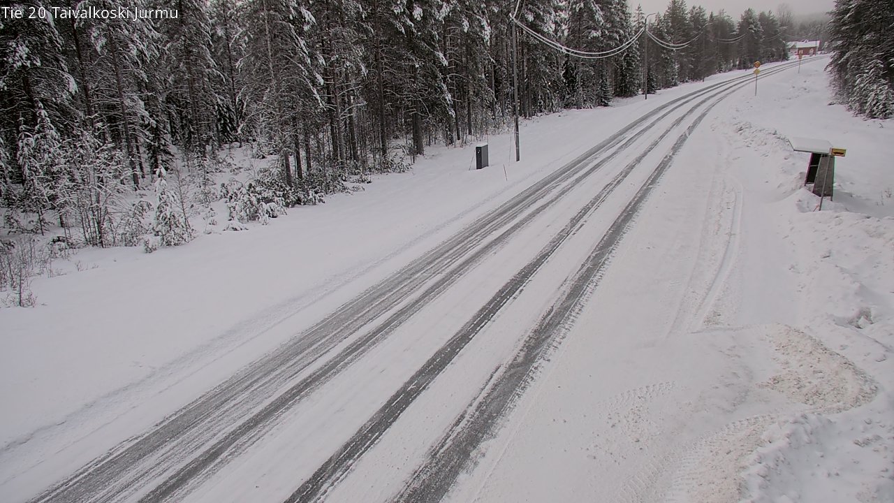 Weather Camera Image Road 20 Taivalkoski, Jurmu, Taivalkoski, Pohjois-Pohjanmaa