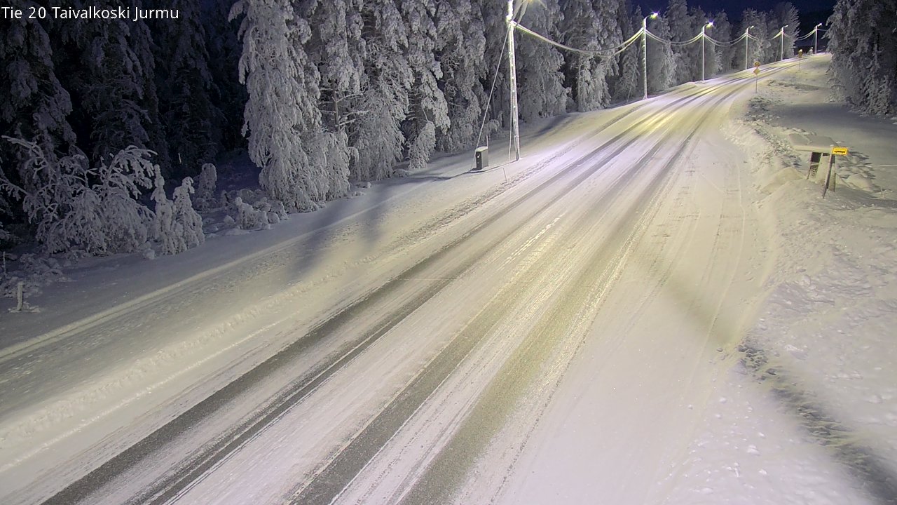 Kelikamerat Kuva Tie 20 Taivalkoski, Jurmu, Taivalkoski, Pohjois-Pohjanmaa