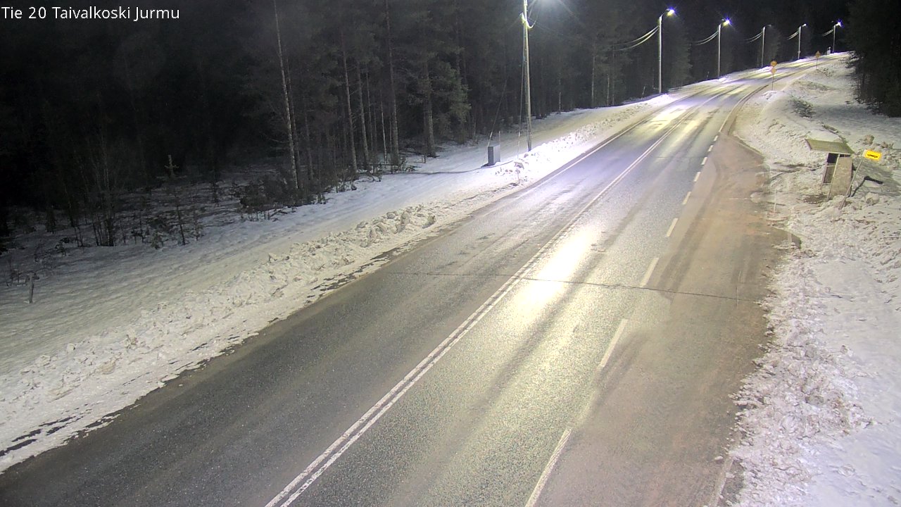 Kelikamerat Kuva Tie 20 Taivalkoski, Jurmu, Taivalkoski, Pohjois-Pohjanmaa