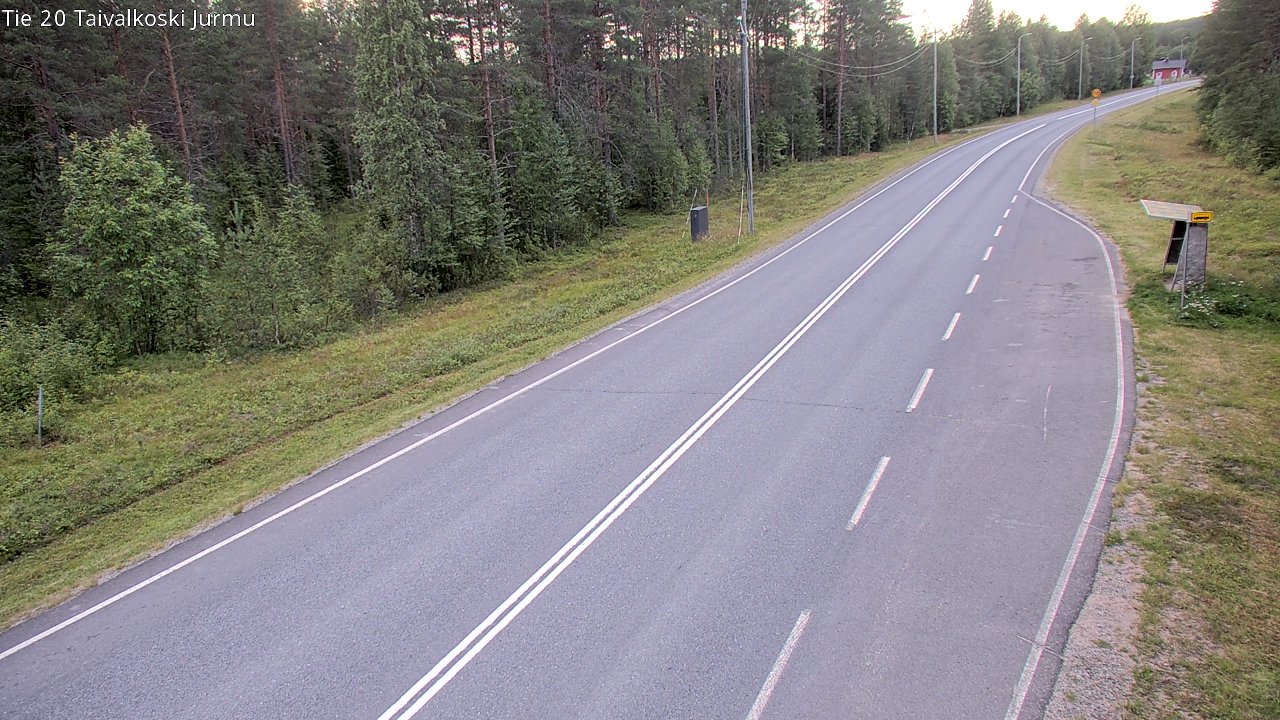 Kelikamerat Kuva Tie 20 Taivalkoski, Jurmu, Taivalkoski, Pohjois-Pohjanmaa