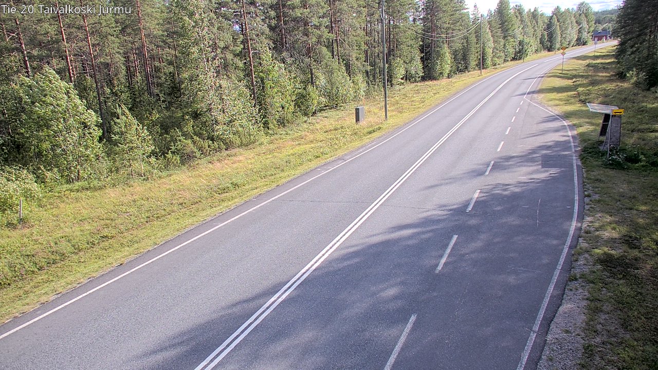 Kelikamerat Kuva Tie 20 Taivalkoski, Jurmu, Taivalkoski, Pohjois-Pohjanmaa