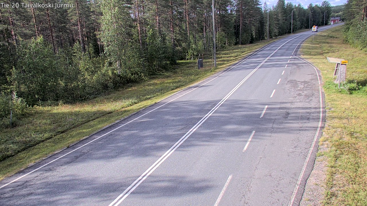 Weather Camera Image Väg 20 Taivalkoski, Jurmu, Taivalkoski, Pohjois-Pohjanmaa