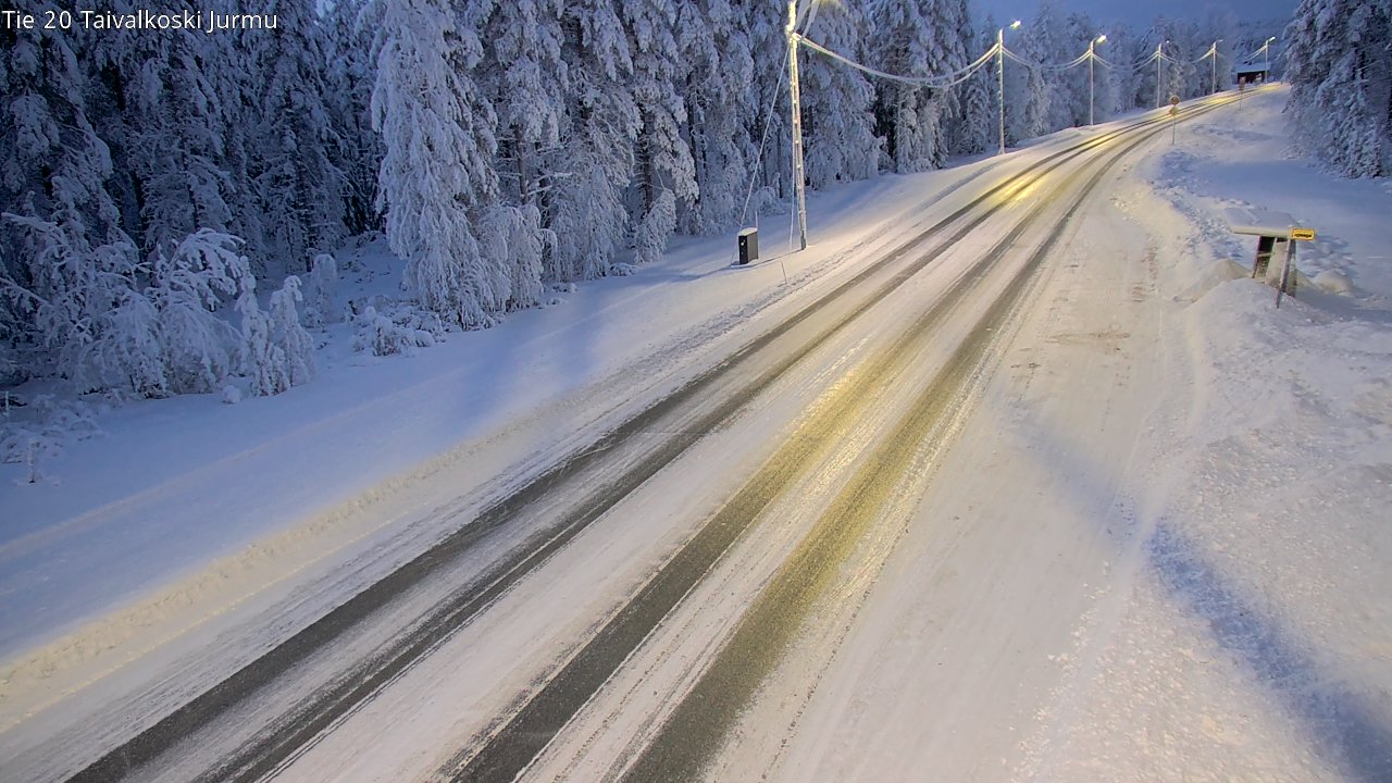 Kelikamerat Kuva Tie 20 Taivalkoski, Jurmu, Taivalkoski, Pohjois-Pohjanmaa