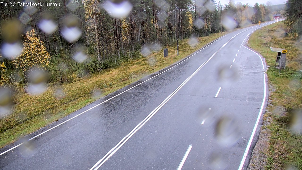 Weather Camera Image Väg 20 Taivalkoski, Jurmu, Taivalkoski, Pohjois-Pohjanmaa