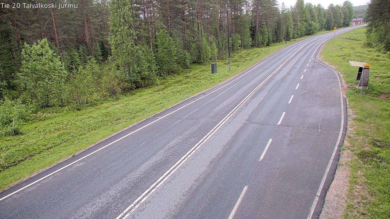 Kelikamerat Kuva Tie 20 Taivalkoski, Jurmu, Taivalkoski, Pohjois-Pohjanmaa
