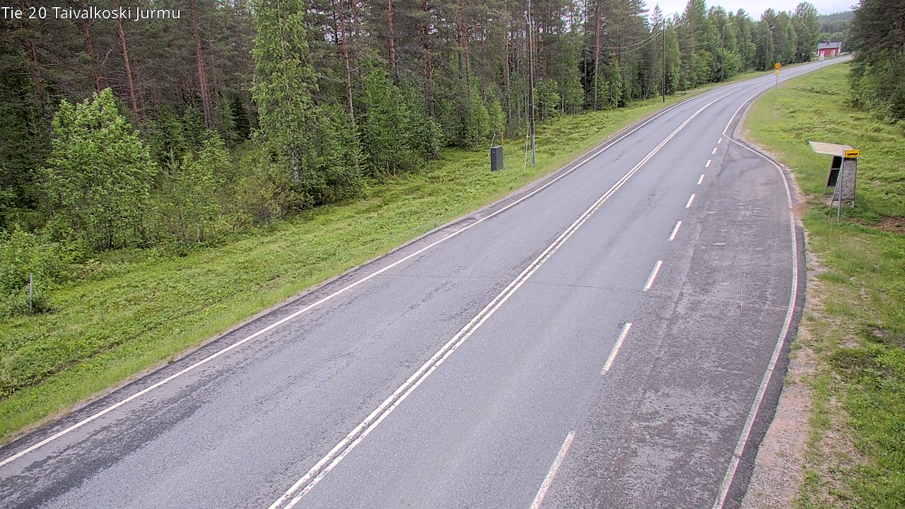 Kelikamerat Kuva Tie 20 Taivalkoski, Jurmu, Taivalkoski, Pohjois-Pohjanmaa