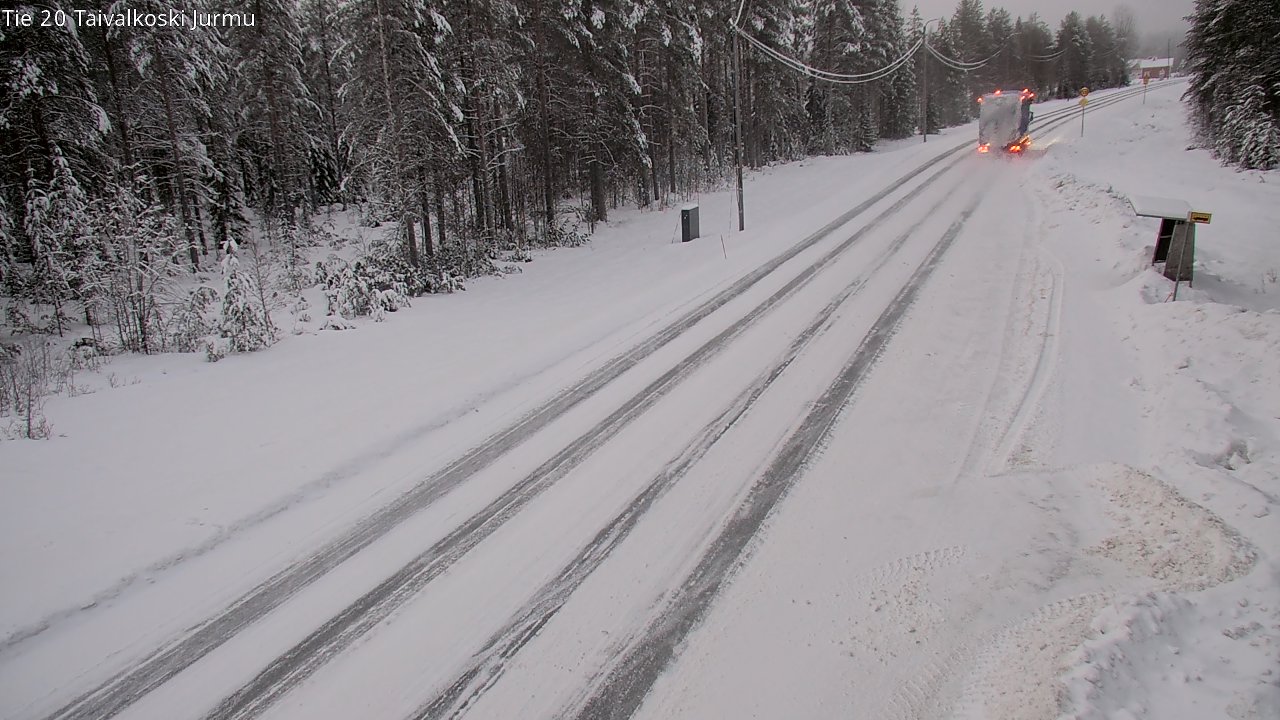 Weather Camera Image Road 20 Taivalkoski, Jurmu, Taivalkoski, Pohjois-Pohjanmaa