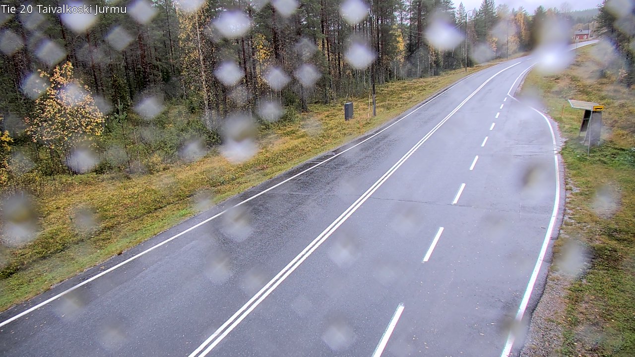 Weather Camera Image Väg 20 Taivalkoski, Jurmu, Taivalkoski, Pohjois-Pohjanmaa