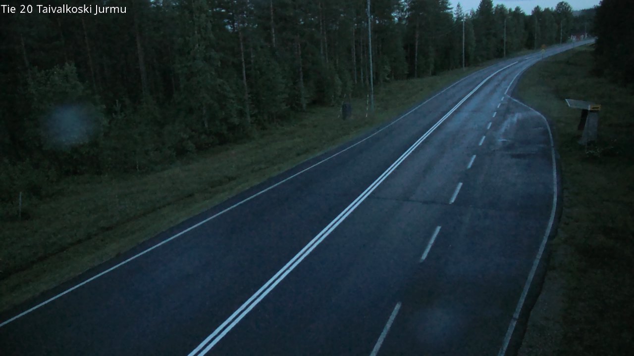 Kelikamerat Kuva Tie 20 Taivalkoski, Jurmu, Taivalkoski, Pohjois-Pohjanmaa