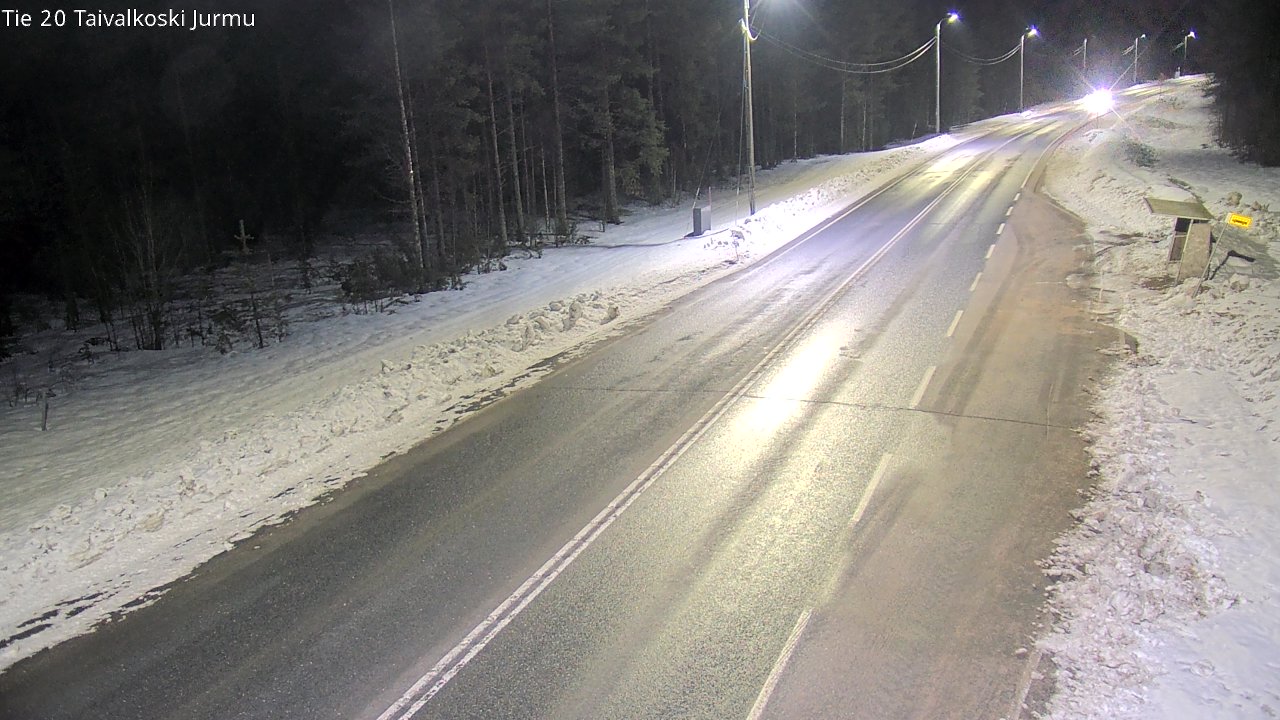 Kelikamerat Kuva Tie 20 Taivalkoski, Jurmu, Taivalkoski, Pohjois-Pohjanmaa