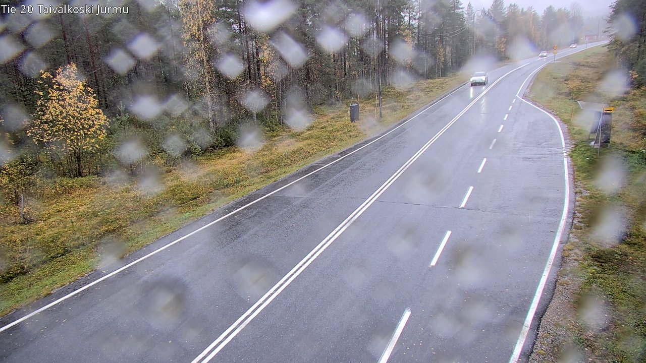 Weather Camera Image Road 20 Taivalkoski, Jurmu, Taivalkoski, Pohjois-Pohjanmaa