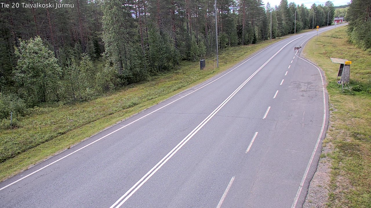 Kelikamerat Kuva Tie 20 Taivalkoski, Jurmu, Taivalkoski, Pohjois-Pohjanmaa