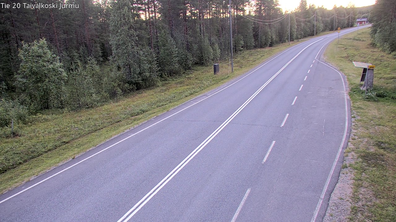 Kelikamerat Kuva Tie 20 Taivalkoski, Jurmu, Taivalkoski, Pohjois-Pohjanmaa
