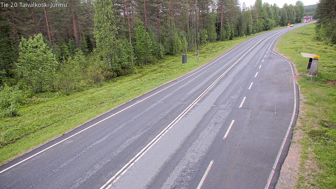 Kelikamerat Kuva Tie 20 Taivalkoski, Jurmu, Taivalkoski, Pohjois-Pohjanmaa