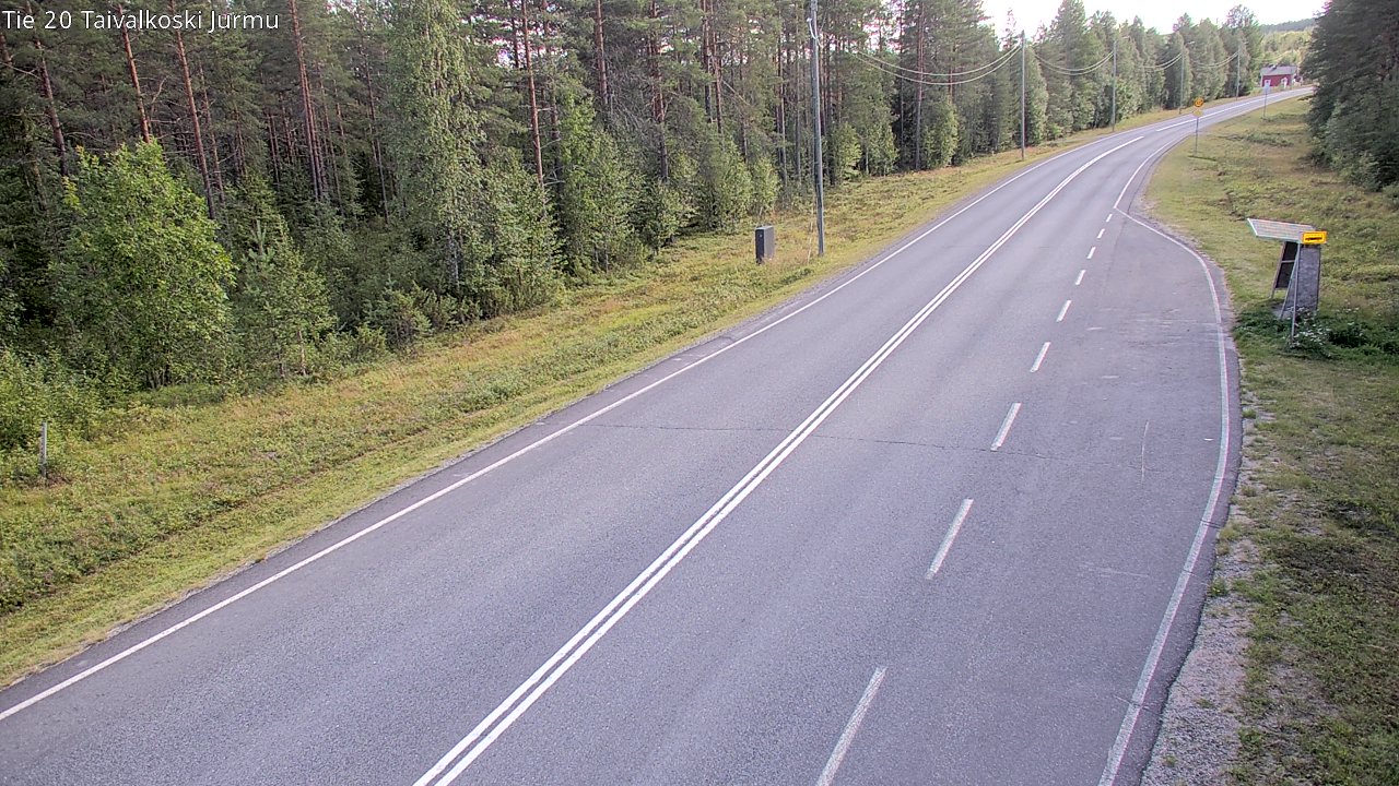 Kelikamerat Kuva Tie 20 Taivalkoski, Jurmu, Taivalkoski, Pohjois-Pohjanmaa