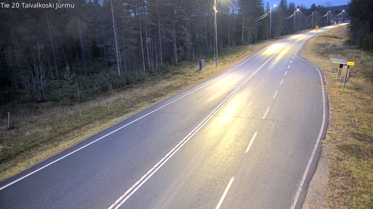 Kelikamerat Kuva Tie 20 Taivalkoski, Jurmu, Taivalkoski, Pohjois-Pohjanmaa