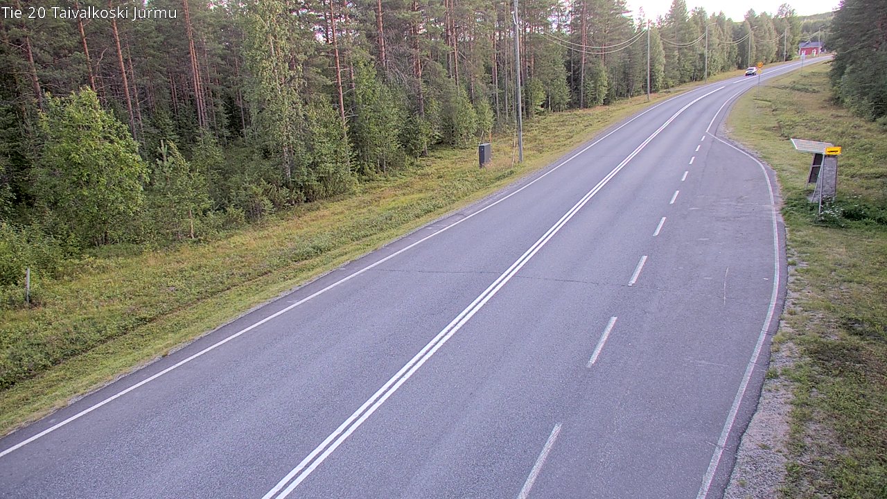 Kelikamerat Kuva Tie 20 Taivalkoski, Jurmu, Taivalkoski, Pohjois-Pohjanmaa